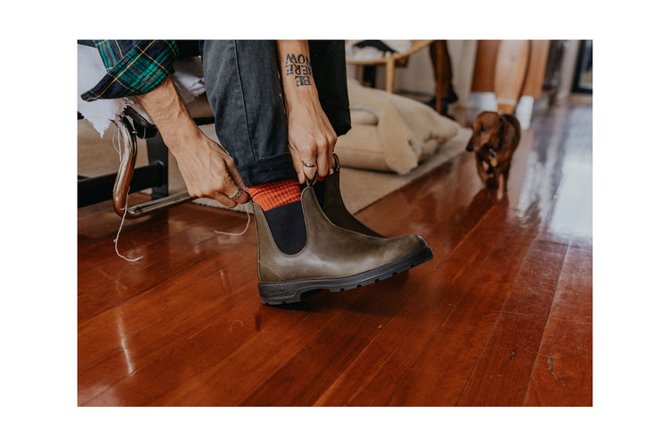 Buy #2052 Dark Green Chelsea Boots Blundstone Official IE